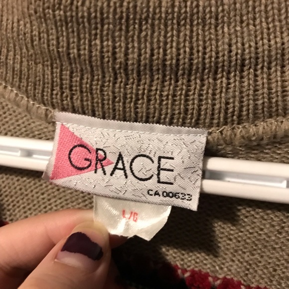 Grandpa patterned cardigan - Picture 4 of 4